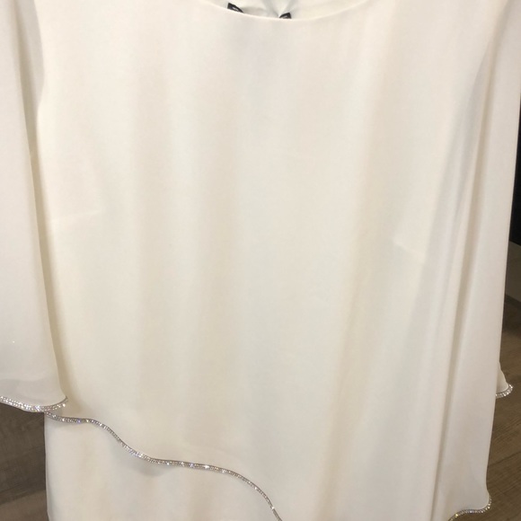 Beautiful going out top shirt with crystal plus size - Picture 4 of 11